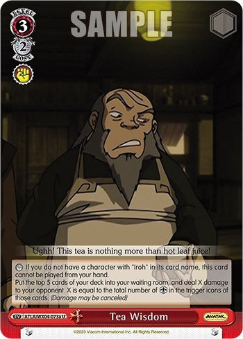 Tea Wisdom (a) (4073) [ATLA/WX04] - Weiss Schwarz Single