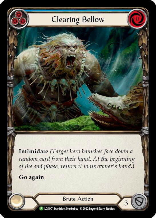 Clearing Bellow - LGS147 (147) [PR] - Flesh and Blood TCG Single