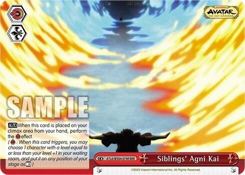 Siblings’ Agni Kai (RRR) (4074) [ATLA/WX04] - Weiss Schwarz Single
