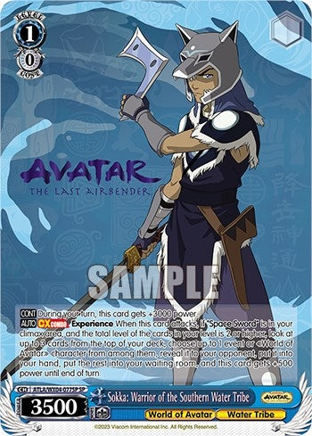 Sokka: Warrior of the Southern Water Tribe (SP) (4077) [ATLA/WX04] - Weiss Schwarz Single