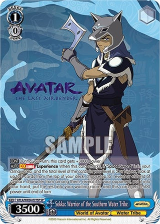 Sokka: Warrior of the Southern Water Tribe (SP) (4077) [ATLA/WX04] - Weiss Schwarz Single