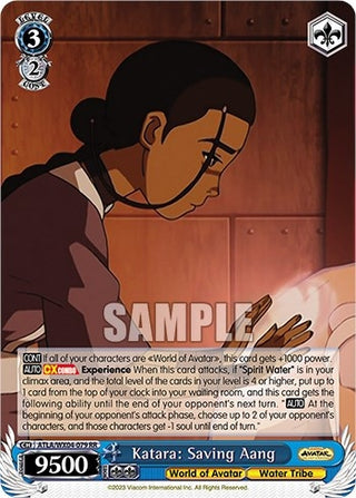 Katara: Saving Aang (4079) [ATLA/WX04] - Weiss Schwarz Single