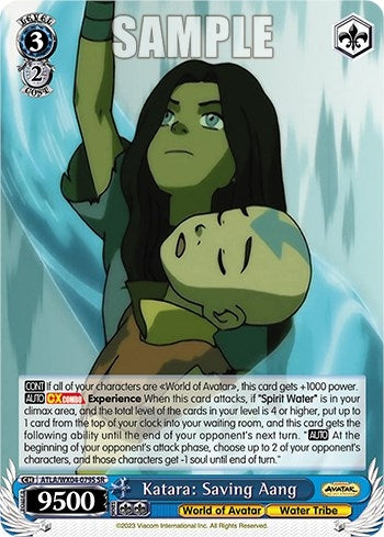 Katara: Saving Aang (SR) (4079) [ATLA/WX04] - Weiss Schwarz Single