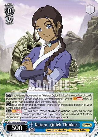 Katara: Quick Thinker (ATR) (4080) [ATLA/WX04] - Weiss Schwarz Single
