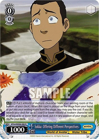 Sokka: Offering Different Perspectives (4082) [ATLA/WX04] - Weiss Schwarz Single