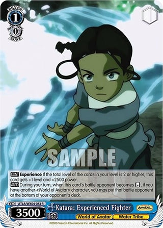 Katara: Experienced Fighter (4083) [ATLA/WX04] - Weiss Schwarz Single