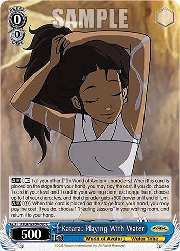 Katara: Playing With Water (4090) [ATLA/WX04] - Weiss Schwarz Single