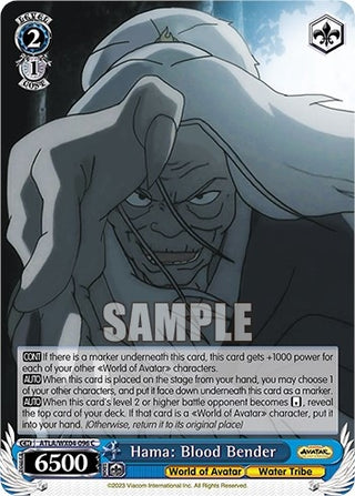 Hama: Blood Bender (4096) [ATLA/WX04] - Weiss Schwarz Single