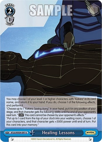 Healing Lessons (4097) [ATLA/WX04] - Weiss Schwarz Single