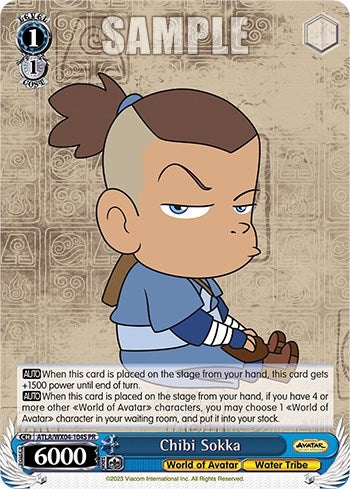 Chibi Sokka (Foil) (4104) [ATLA/WX04] - Weiss Schwarz Single