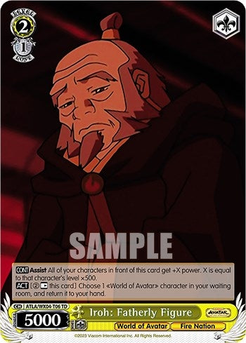 Iroh: Fatherly Figure (406) [ATLA/WX04] - Weiss Schwarz Single