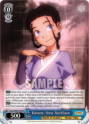 Katara: New Necklace (409) [ATLA/WX04] - Weiss Schwarz Single