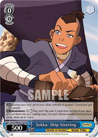 Sokka: Ship Steering (410) [ATLA/WX04] - Weiss Schwarz Single