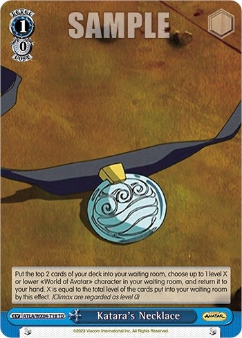 Katara’s Necklace (418) [ATLA/WX04] - Weiss Schwarz Single