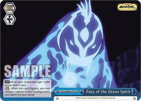 Fury of the Ocean Spirit (419) [ATLA/WX04] - Weiss Schwarz Single