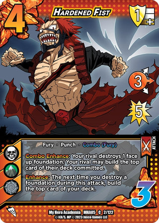 Hardened Fist (2) [MHA5] - UniVersus Single