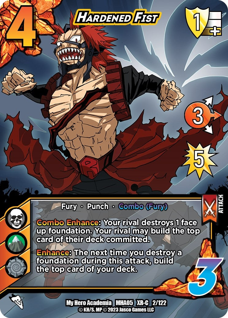 Hardened Fist (XR) (2) [MHA5] - UniVersus Single