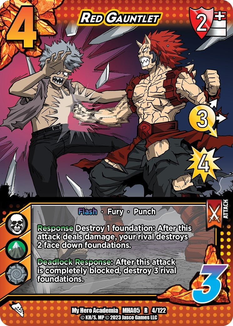 Red Gauntlet (4) [MHA5] - UniVersus Single