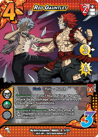 Red Gauntlet (4) [MHA5] - UniVersus Single