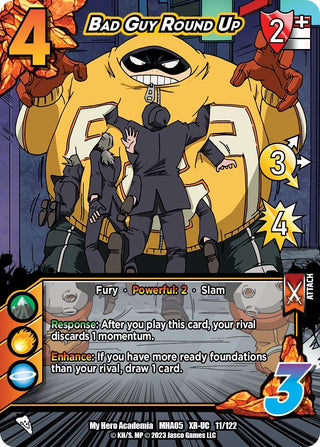 Bad Guy Round Up (XR) (11) [MHA5] - UniVersus Single