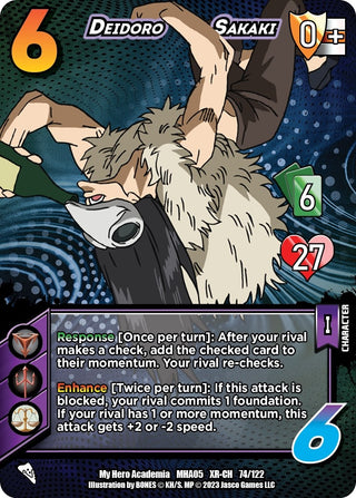 Deidoro Sakaki (XR-CH) (74) [MHA5] - UniVersus Single