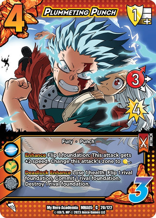 Plummeting Punch (20) [MHA5] - UniVersus Single