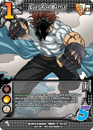 Lust For Battle (35) [MHA5] - UniVersus Single