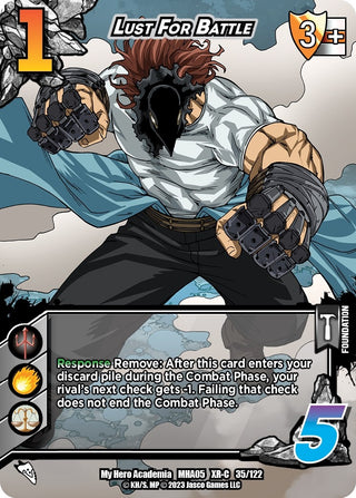 Lust For Battle (XR) (35) [MHA5] - UniVersus Single