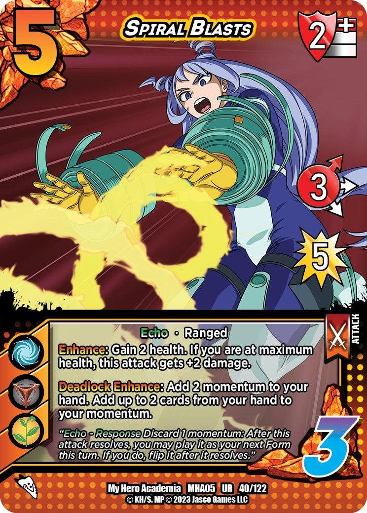 Spiral Blasts (40) [MHA5] - UniVersus Single