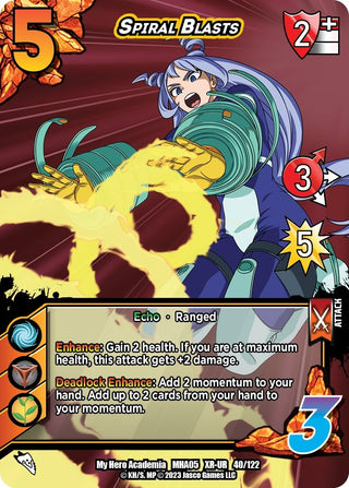 Spiral Blasts (XR) (40) [MHA5] - UniVersus Single
