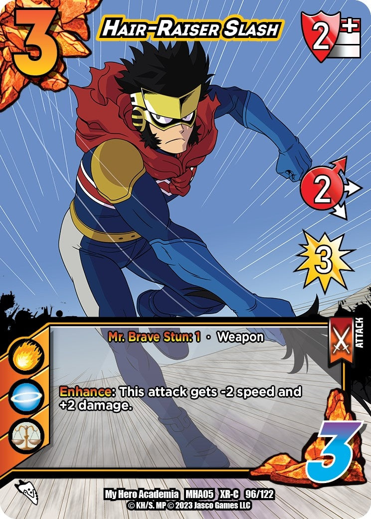 Hair-Raiser Slash (XR) (96) [MHA5] - UniVersus Single