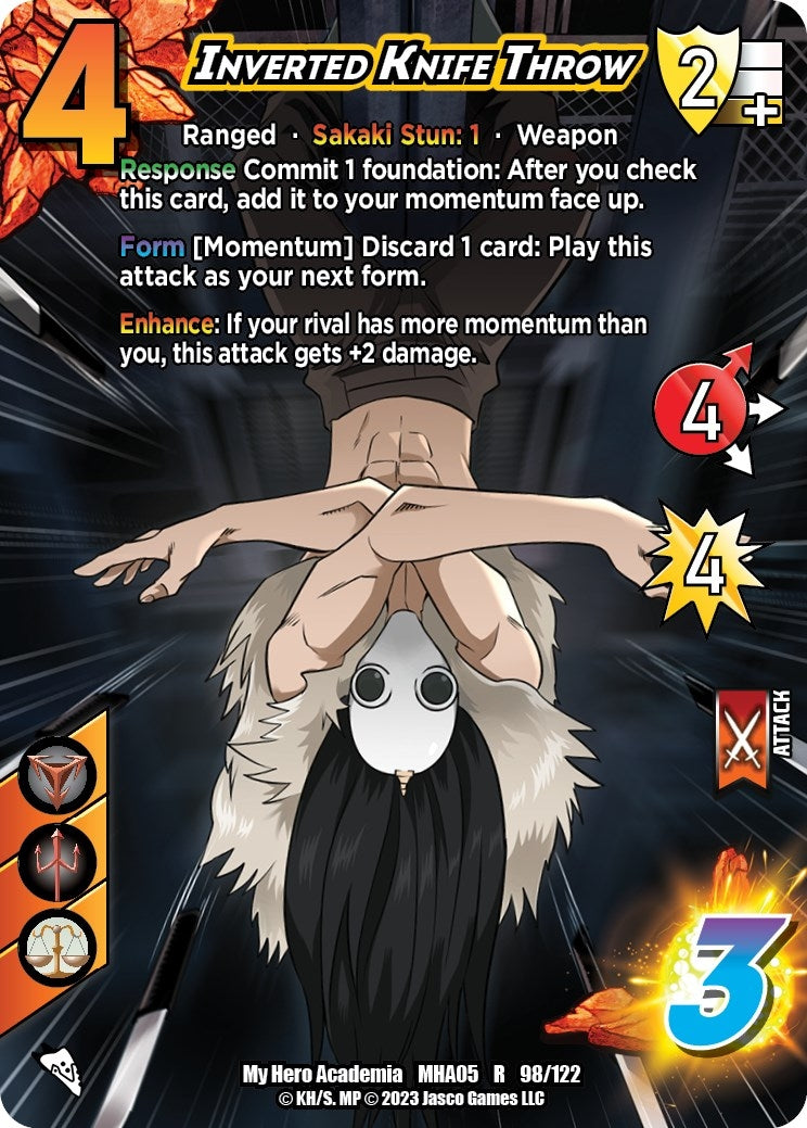 Inverted Knife Throw (98) [MHA5] - UniVersus Single