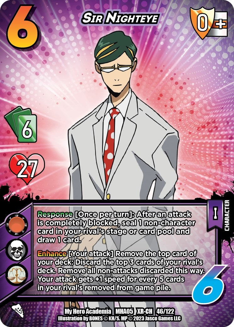 Sir Nighteye (XR-CH) (46) [MHA5] - UniVersus Single