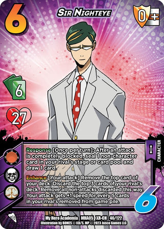 Sir Nighteye (XR-CH) (46) [MHA5] - UniVersus Single