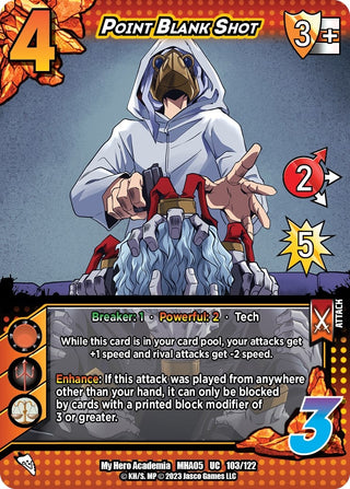 Point Blank Shot (103) [MHA5] - UniVersus Single