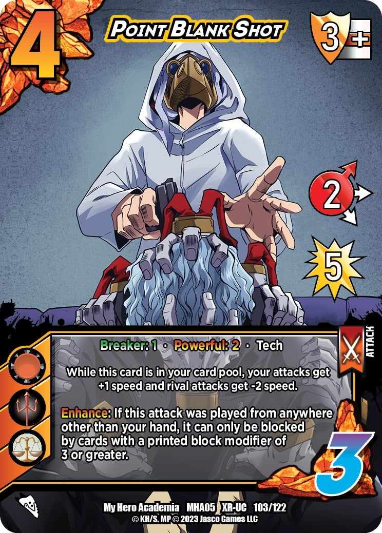Point Blank Shot (XR) (103) [MHA5] - UniVersus Single