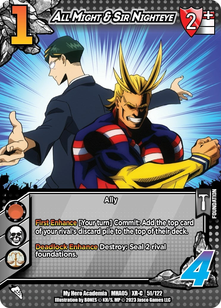 All Might & Sir Nighteye (XR) (51) [MHA5] - UniVersus Single