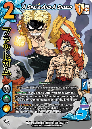 A Spear And A Shield (XSR) (123) [MHA5] - UniVersus Single