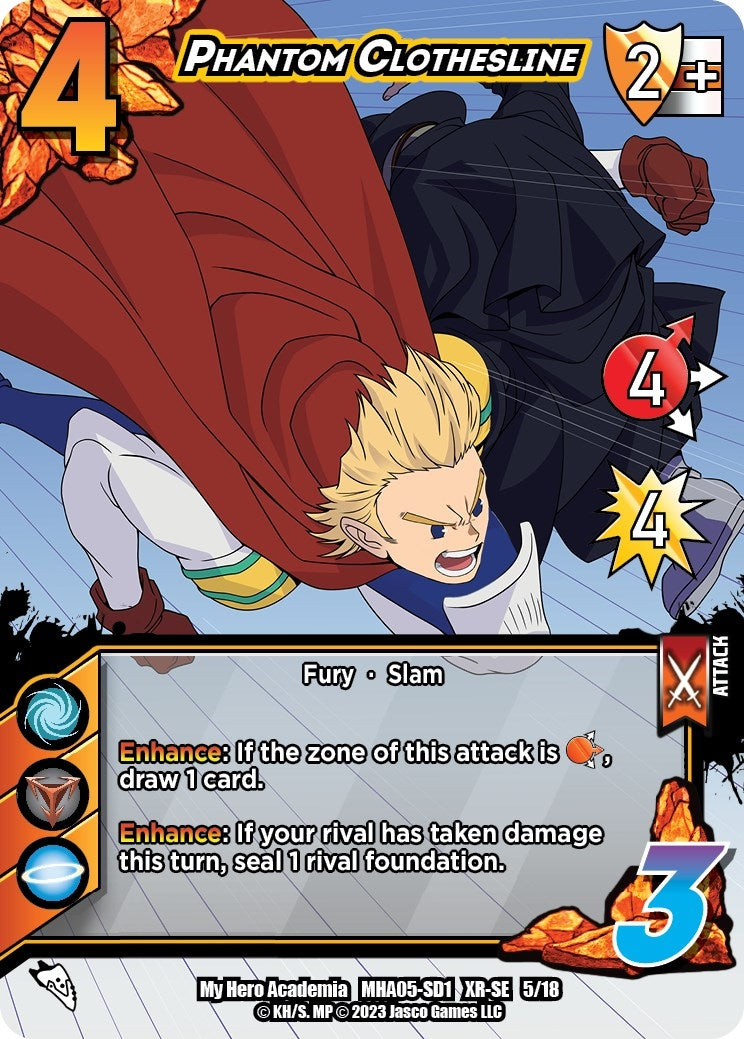 Phantom Clothesline (XR) (5) [MHA5] - UniVersus Single
