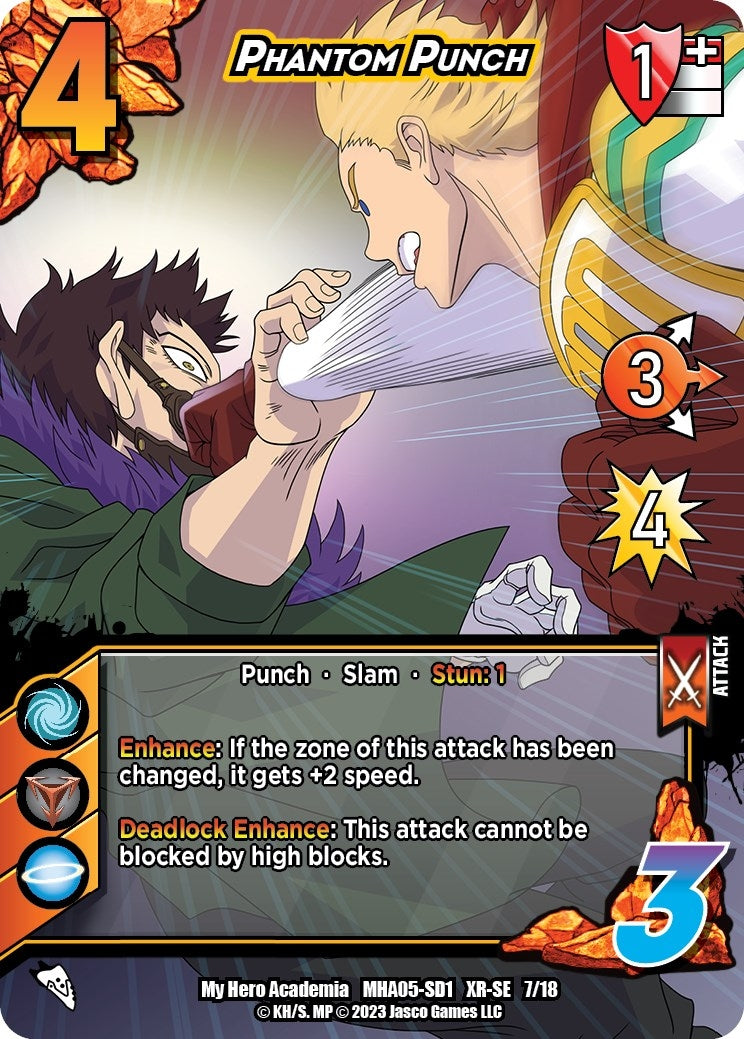 Phantom Punch (XR) (7) [MHA5] - UniVersus Single