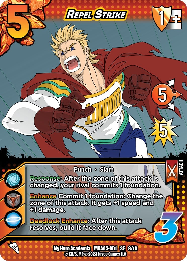 Repel Strike (8) [MHA5] - UniVersus Single