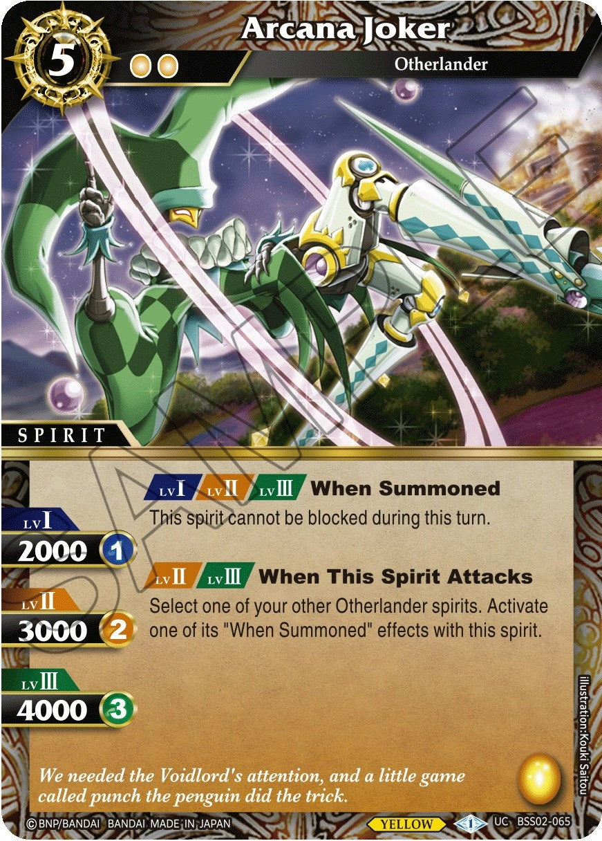 Arcana Joker (2065) [BSS02] - Battle Spirits Saga Single