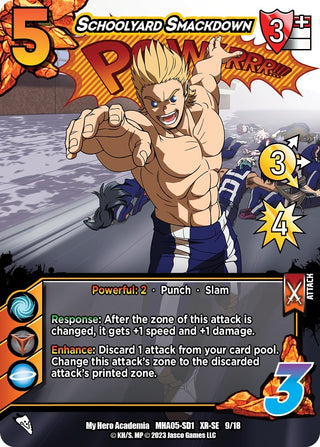 Schoolyard Smackdown (XR) (9) [MHA5] - UniVersus Single