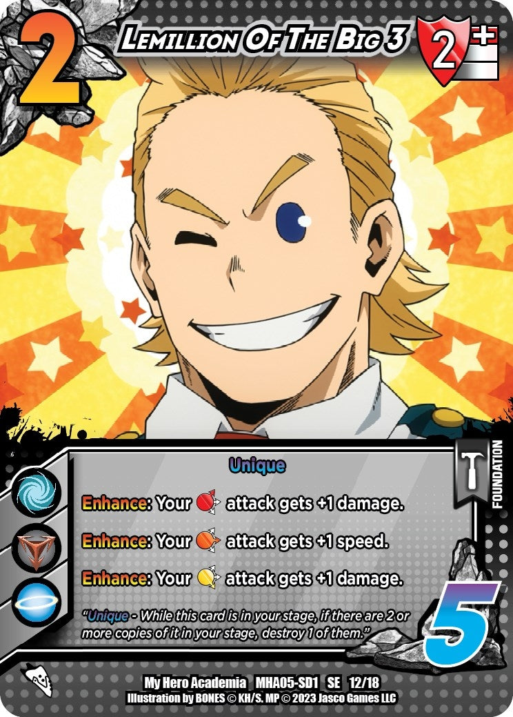 Lemillion Of The Big 3 (12) [MHA5] - UniVersus Single
