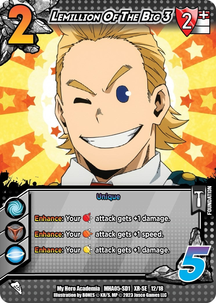 Lemillion Of The Big 3 (XR) (12) [MHA5] - UniVersus Single