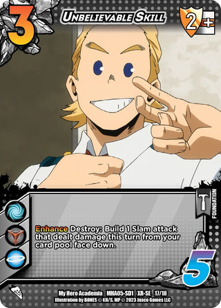 Unbelievable Skill (XR) (17) [MHA5] - UniVersus Single
