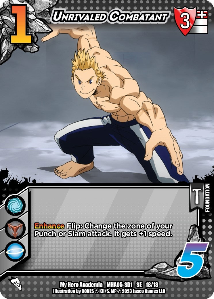Unrivaled Combatant (18) [MHA5] - UniVersus Single