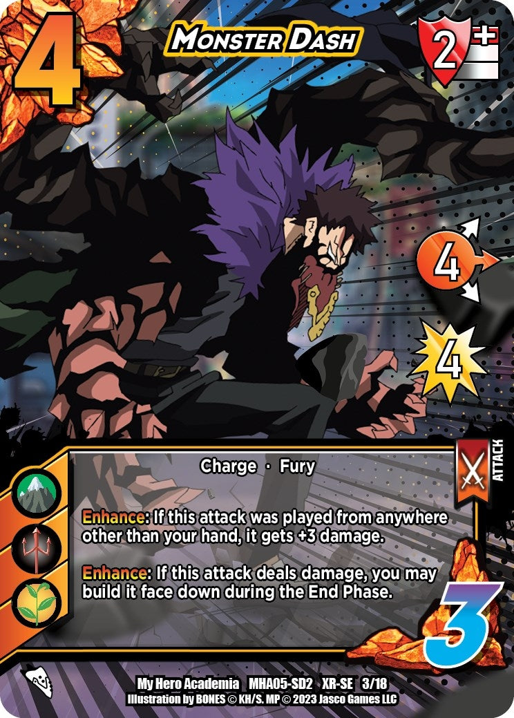 Monster Dash (XR) (3) [MHA5] - UniVersus Single