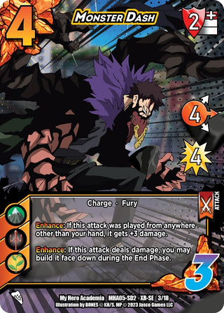 Monster Dash (XR) (3) [MHA5] - UniVersus Single