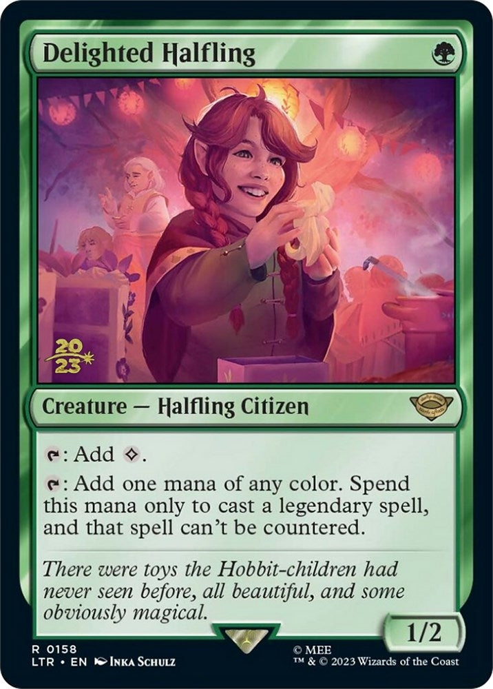 Delighted Halfling (0158) (158) [PRE] - MTG Single
